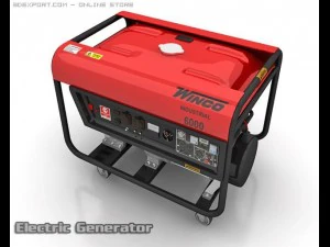 electric generator 3D Model