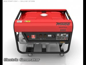electric generator 3D Model