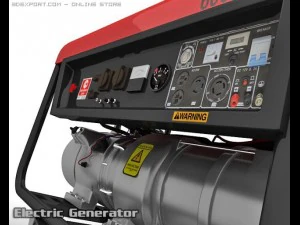 electric generator 3D Model