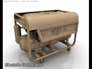electric generator 3D Модель