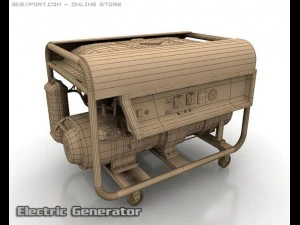 electric generator 3D Model