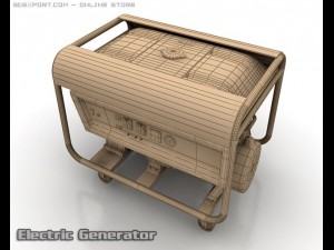 electric generator 3D Модель