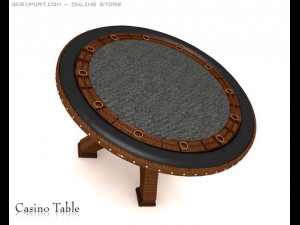 casino table 3D Modell