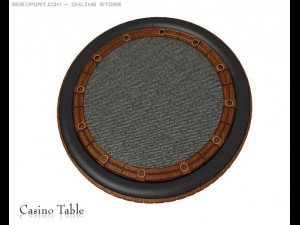 casino table 3D Modell