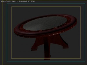 casino table 3D Modell