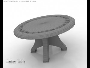 casino table 3D Modell