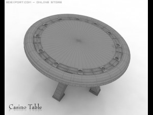 casino table 3D Modell