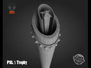 psl 5 trophy 3D Model