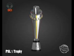 psl 5 trophy 3D Model