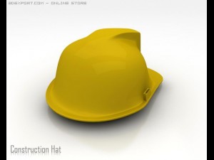 consturction hat Model 3D