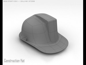 consturction hat Model 3D