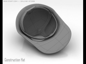 consturction hat Model 3D