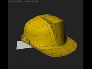 consturction hat Model 3D