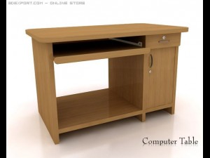 computer table Modelo 3D