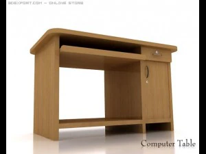 컴퓨터 테이블 3D 모델