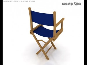director chair Modèle 3D
