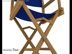 director chair Modèle 3D
