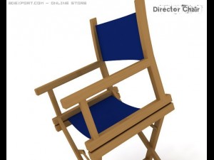 director chair Modèle 3D