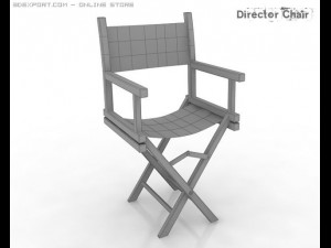 director chair Modèle 3D