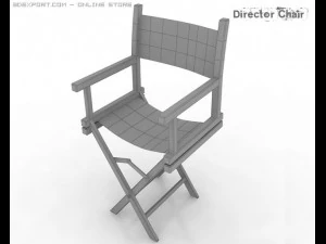 director chair 3D Model