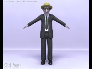 old man 3Dモデル