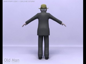 old man 3Dモデル