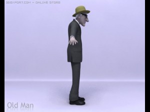 old man 3Dモデル