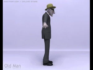 old man 3D Model