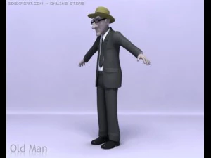 old man 3D Model