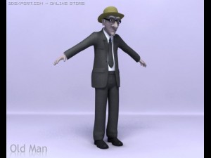 old man 3Dモデル