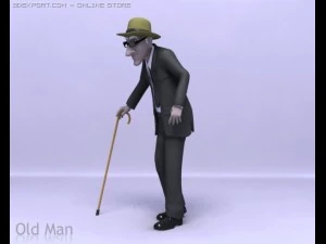 old man 3D Model