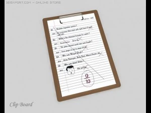 kağıt panosu 3D Model