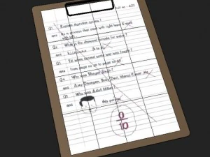 papper clip board 3D Model