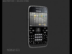 nokia e72 3D 模型