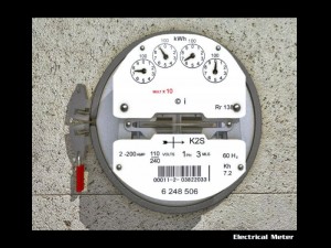 electrical meter 3D Model
