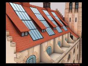 lowpoly city building 3D Model