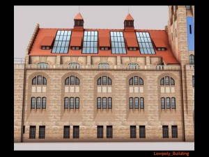 lowpoly city building 3D Model