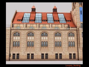 lowpoly city building 3D Model