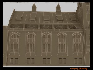 lowpoly city building 3D Model