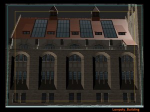 lowpoly city building 3D Model