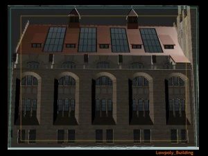 lowpoly city building 3D Model