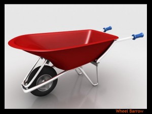 wheel barrow 3D Модель