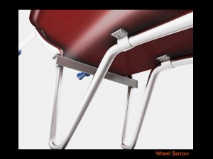 wheel barrow 3D मॉडल