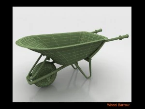 wheel barrow 3D Model
