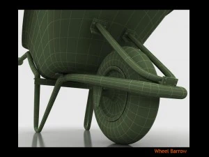 wheel barrow 3D Model