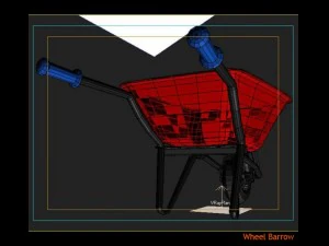 wheel barrow 3D Model