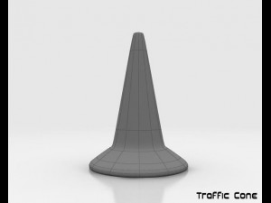 road traffic cone 3D Model