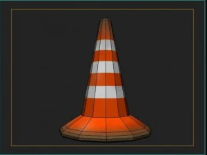road traffic cone 3D Model
