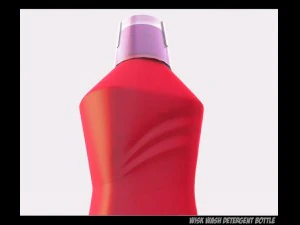 wisk wash detergent bottle 3D Model