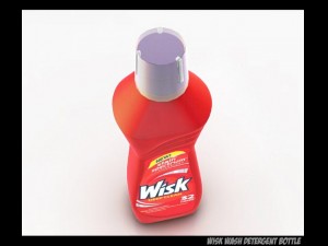 wisk wash detergent bottle Modello 3D